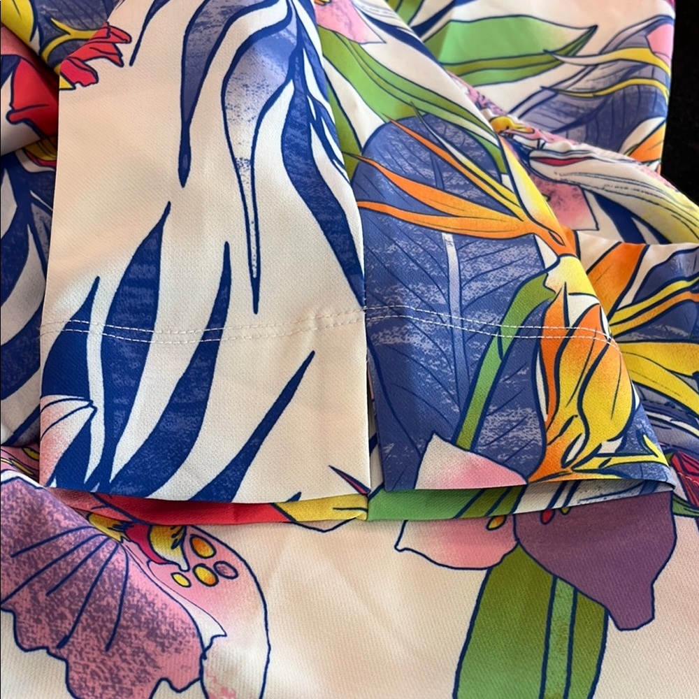 IBKUL Floral Ankle Pants - Multicolor - Picture 6 of 6